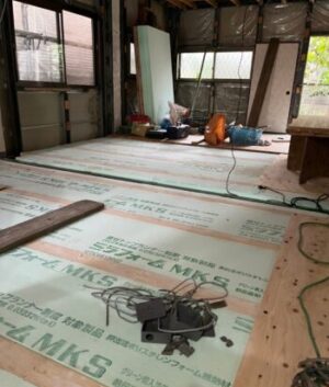 京都市西京区S様邸　床下断熱施工